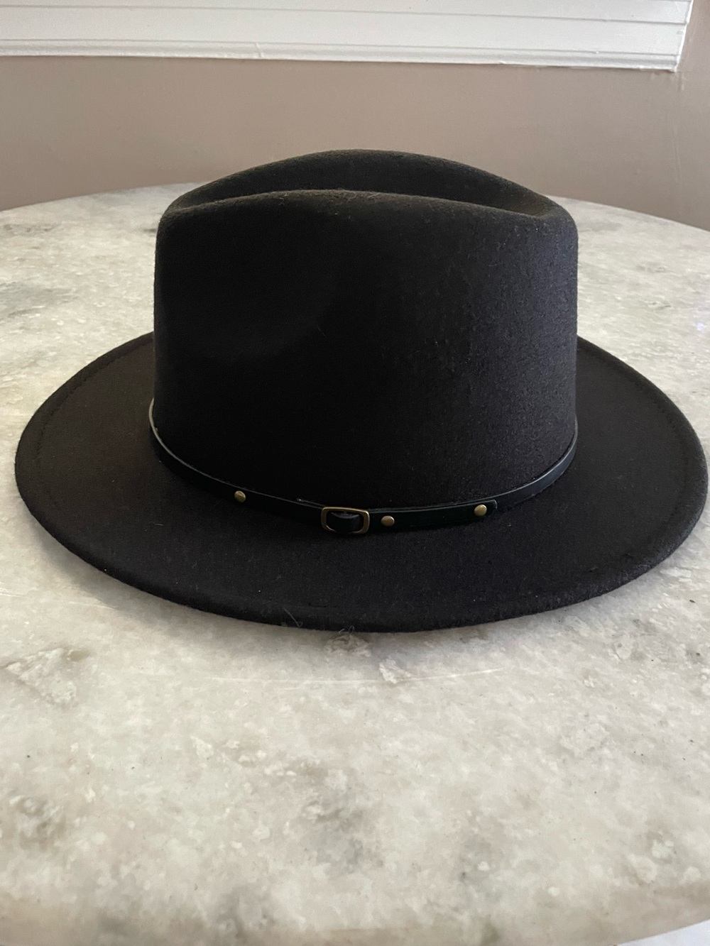 Wool Blend Fedora Hat